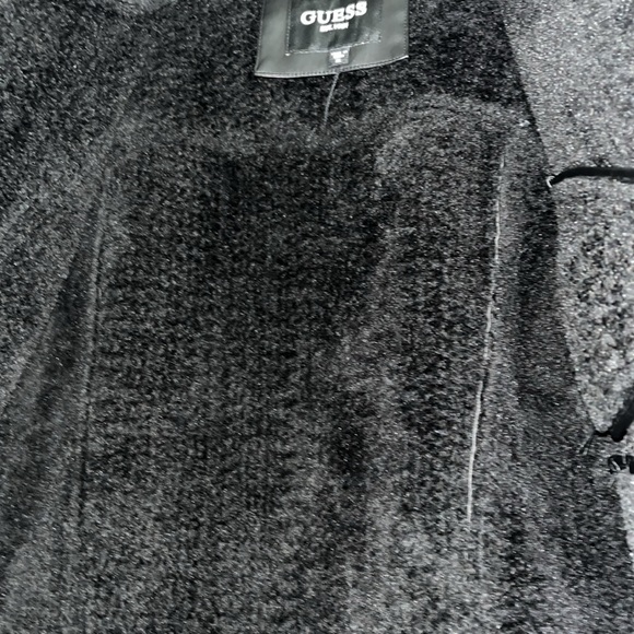 Guess Vegan Leather Biker Coat. - Picture 3 of 7